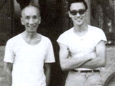 Yip Man and Bruce Lee